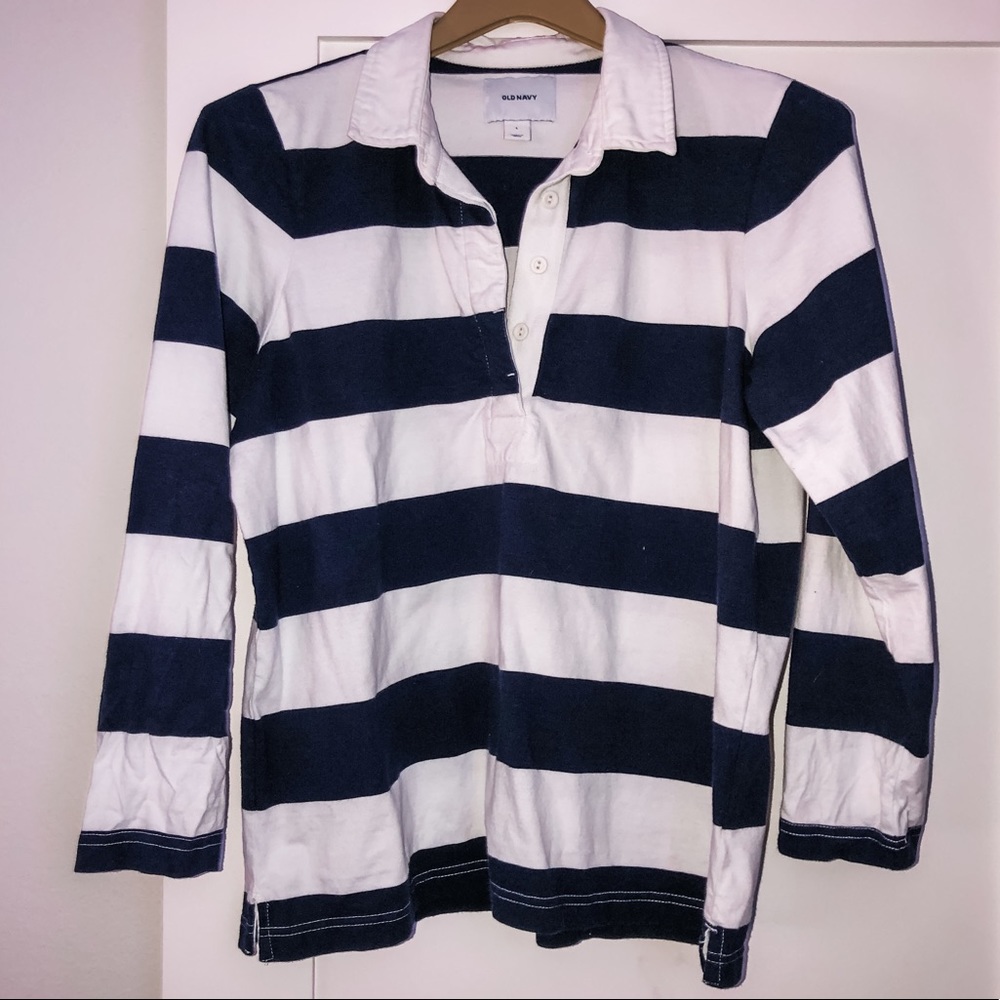 OldNavy: striped rugby top